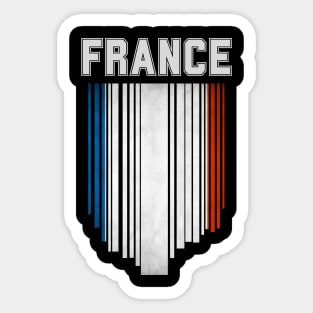 France flag, french flag Sticker